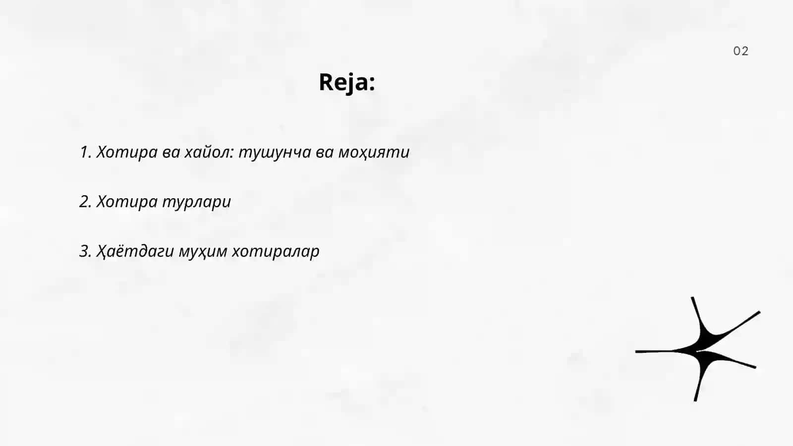 Хотира ва хайол 2