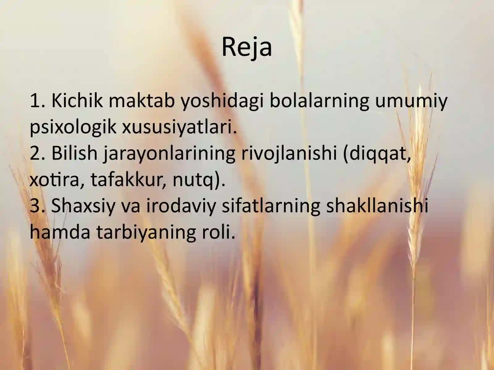 KICHIK MAKTAB YOSHIDAGI BOLALARNING PSIXIK RIVOJLANISHI 2