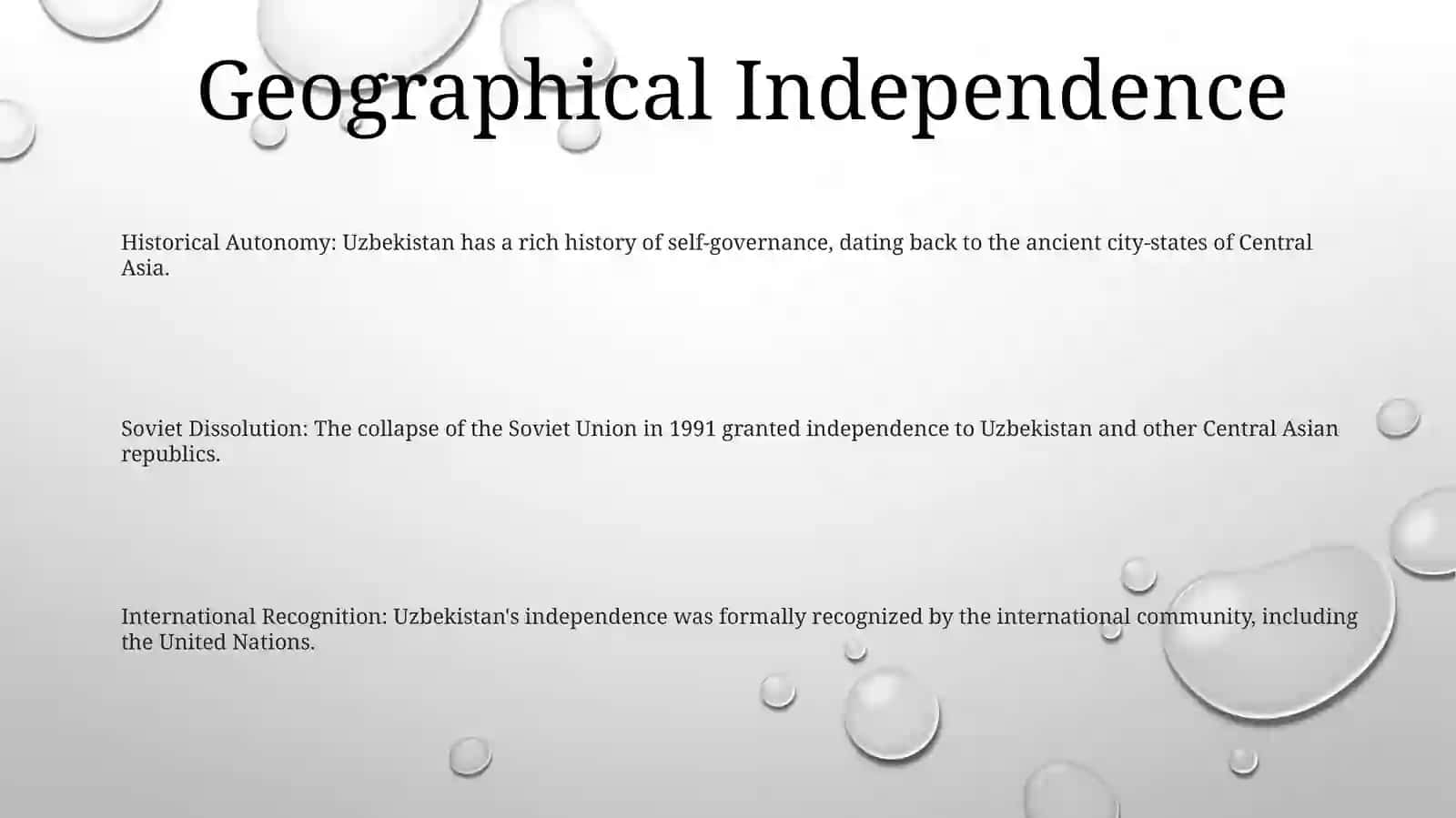 Uzbekistan Is An Independent Country 2