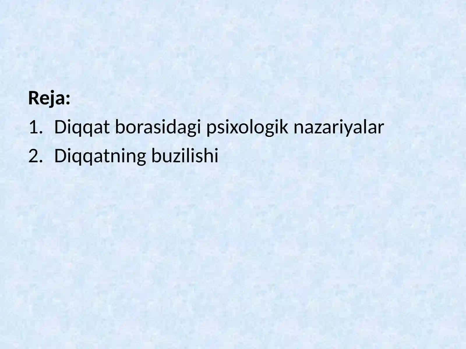 Diqqatning psixologik tabiati 2