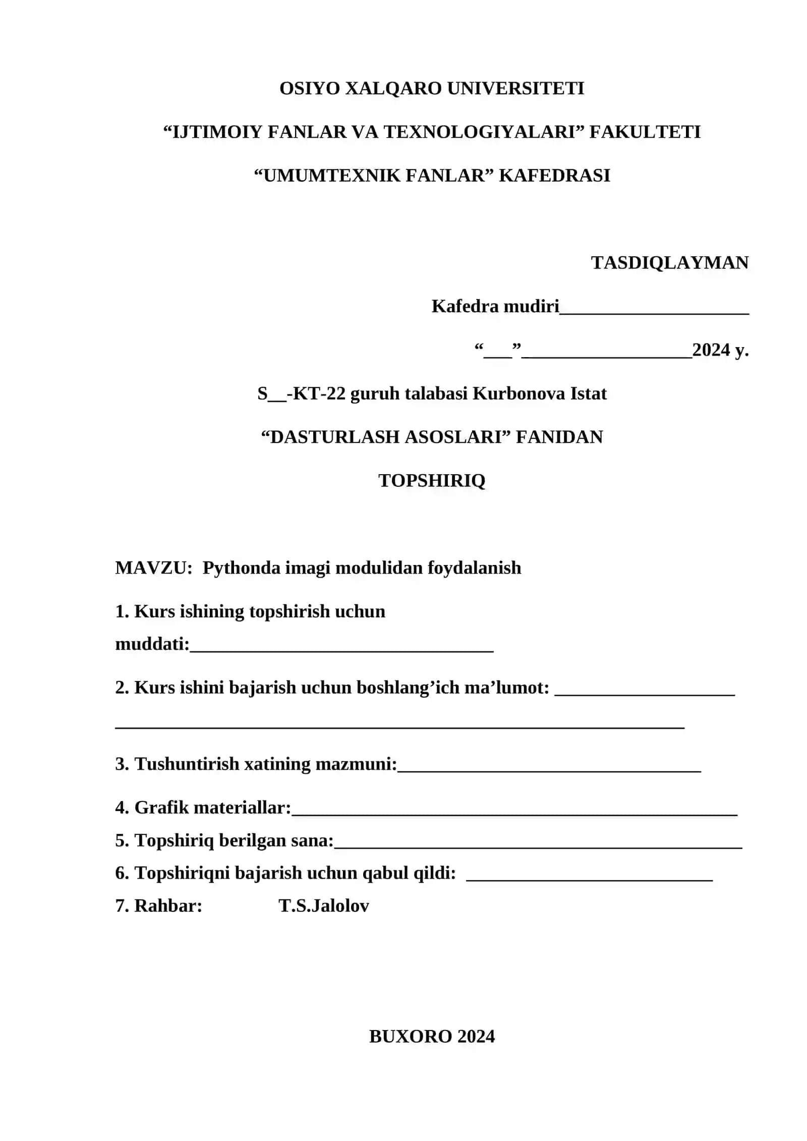 Pythonda imagi modulidan foydalanish 2