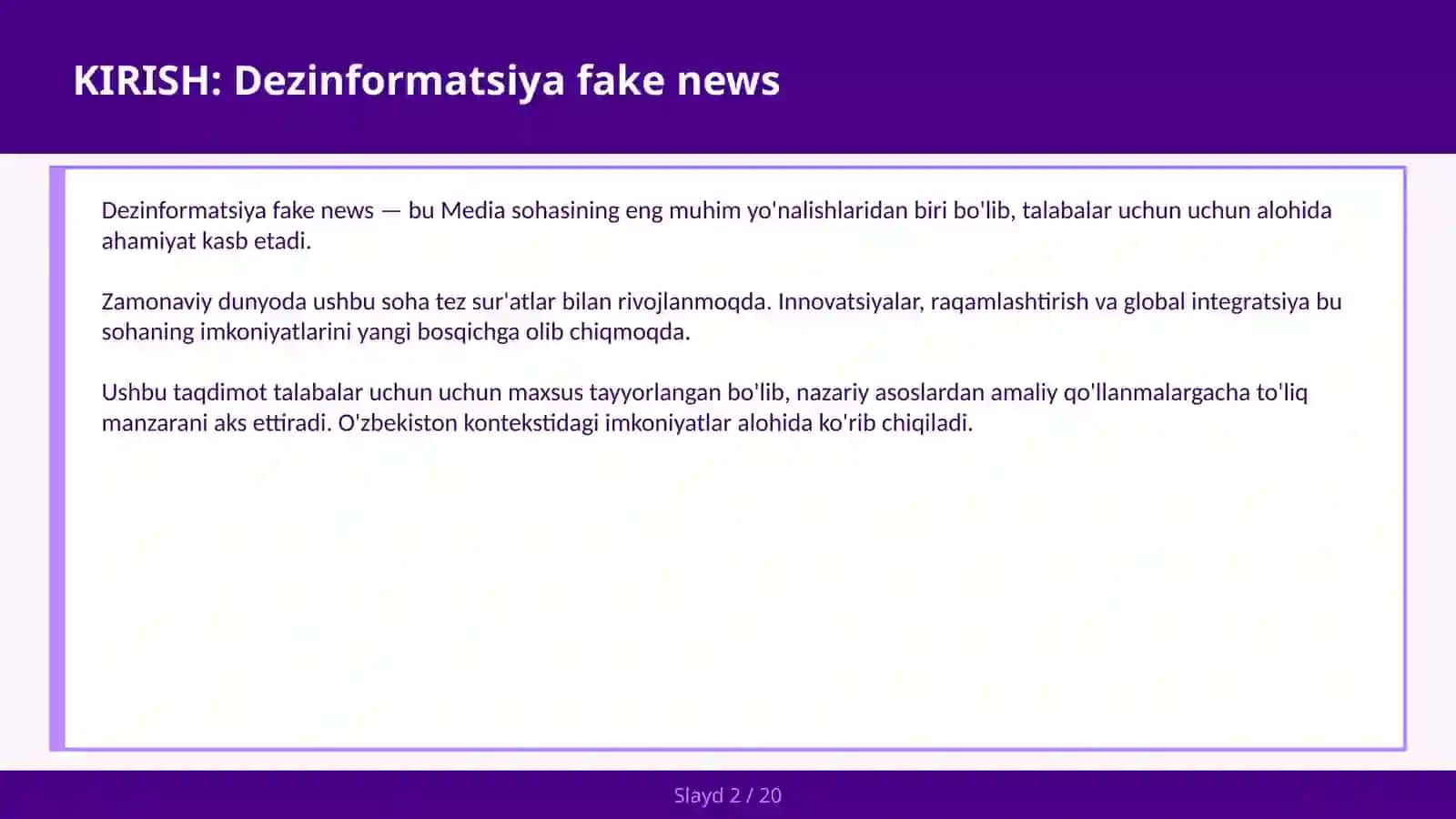 Dezinformatsiya fake news 2