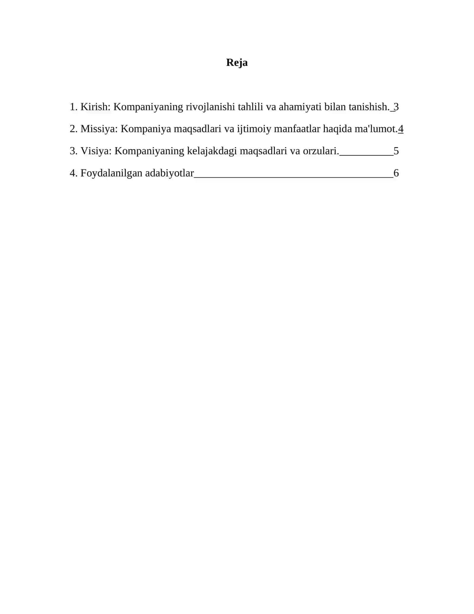 Rivojlanish tahlili 2