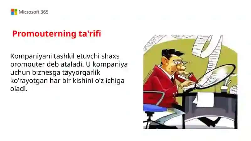 Promouterlikning asosiy tushunchalari 2
