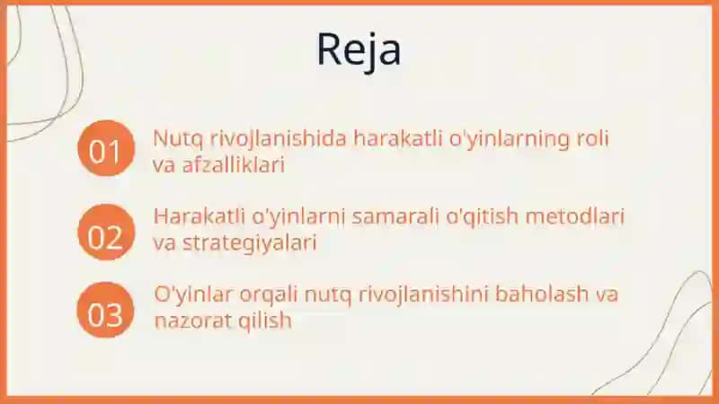 Nutqni rivojlantiruvchi harakatli o'yinlarni o'rgatish 2