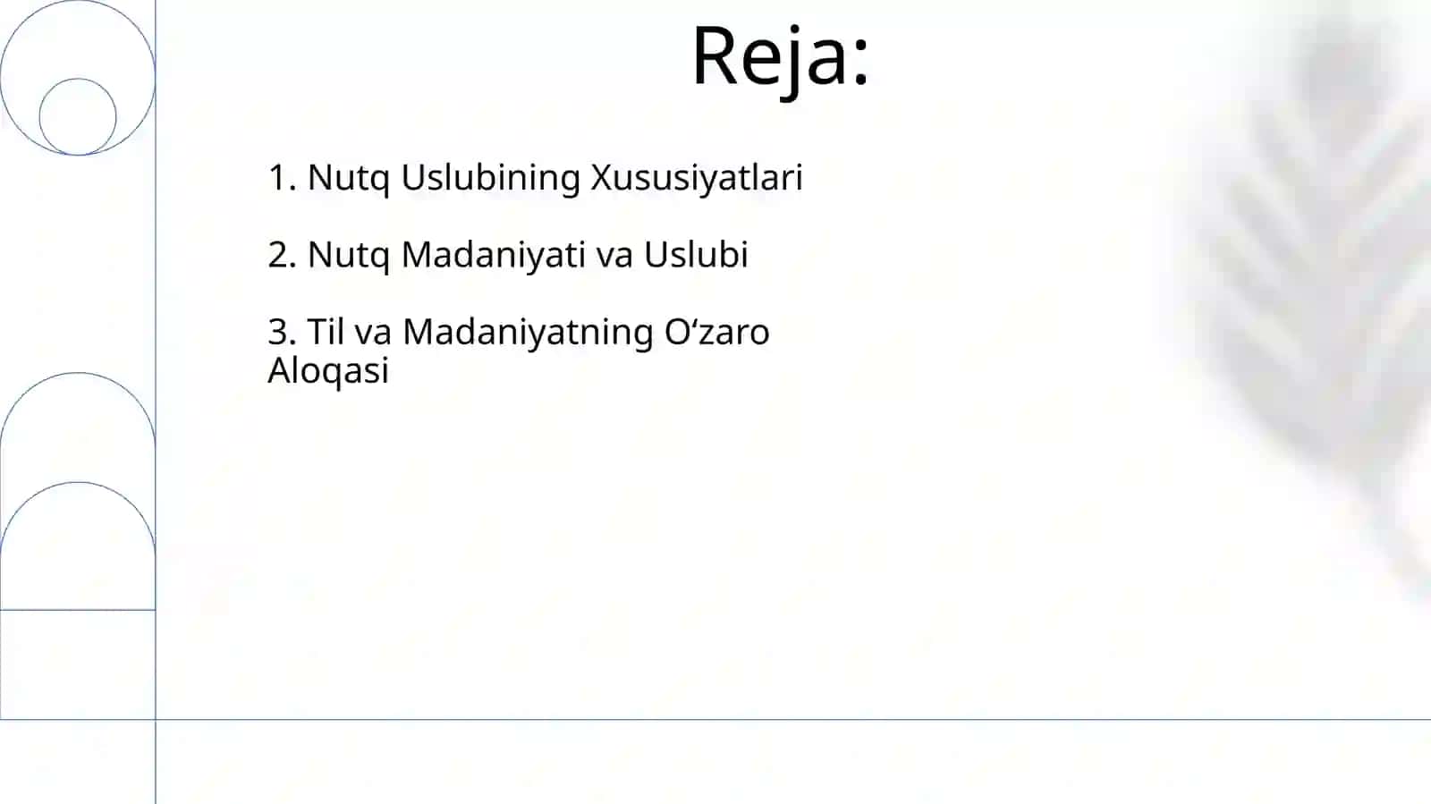 Nutq madaniyati va uslubiyati 2