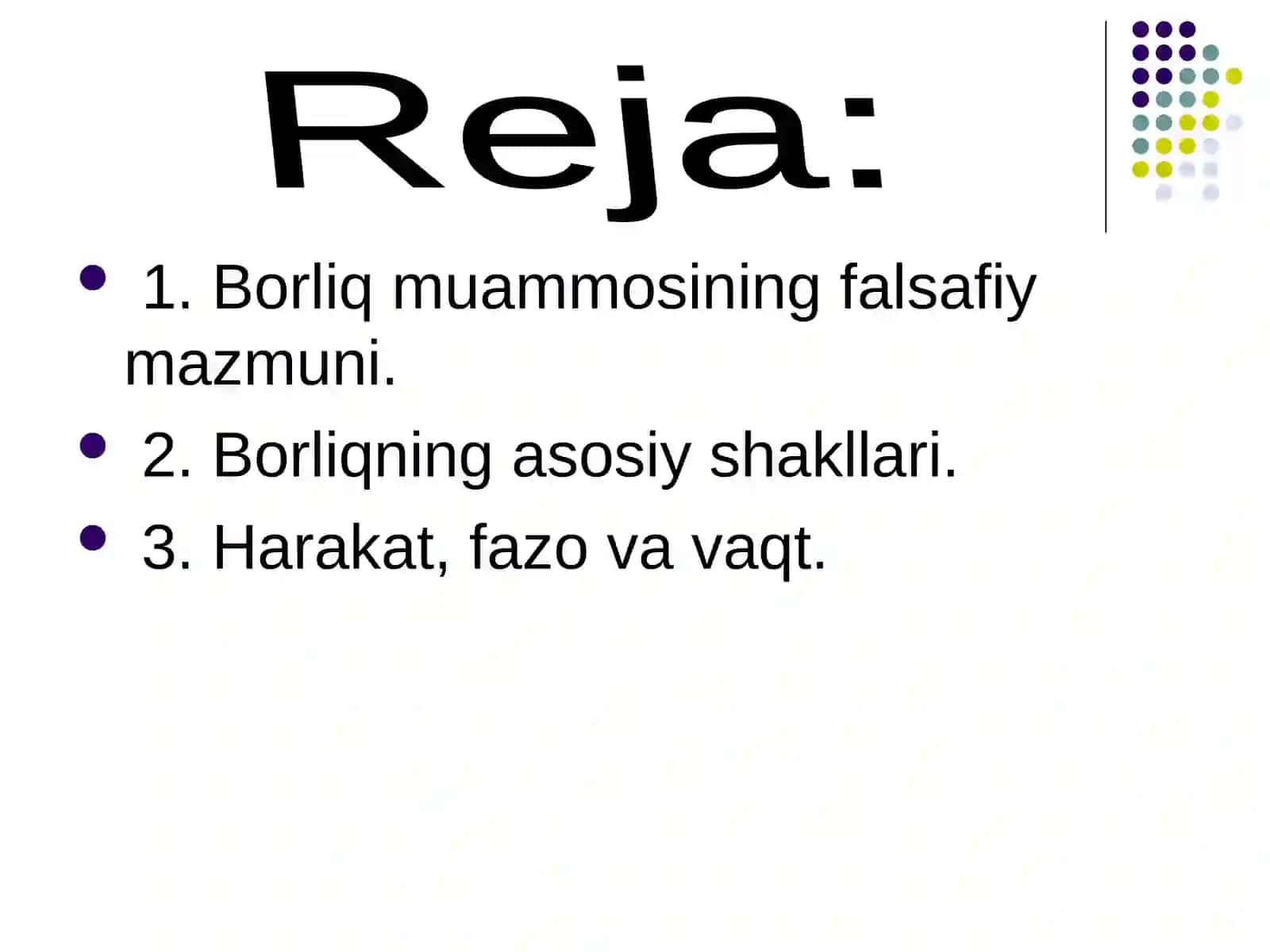 Borliq Falsafasi 2