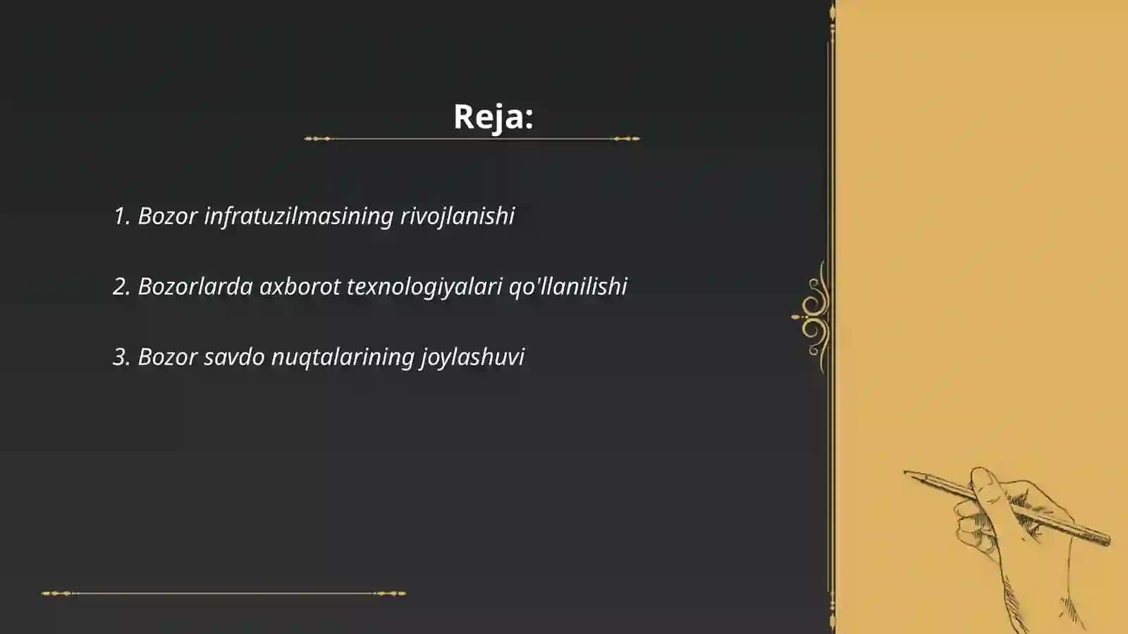 Bozor infratuzilmasi 2