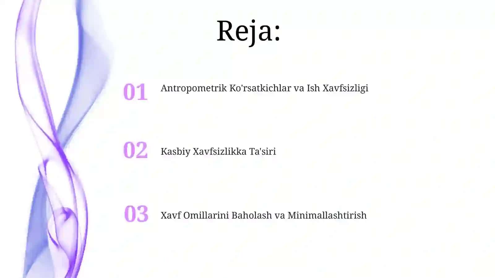 Antropometrik Ko'rsatkichlar va Ish Xavfsizligi 2