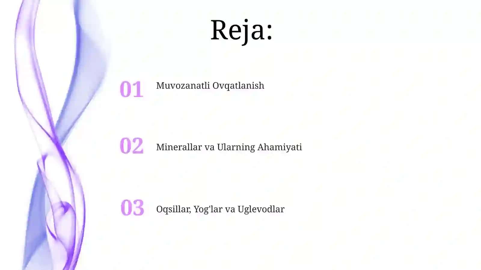 Muvozanatli Ovqatlanish 2