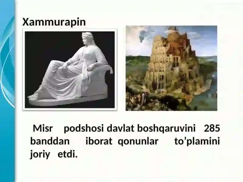 Menejmentning rivojlanish tarixi va hozirgi holati. 2