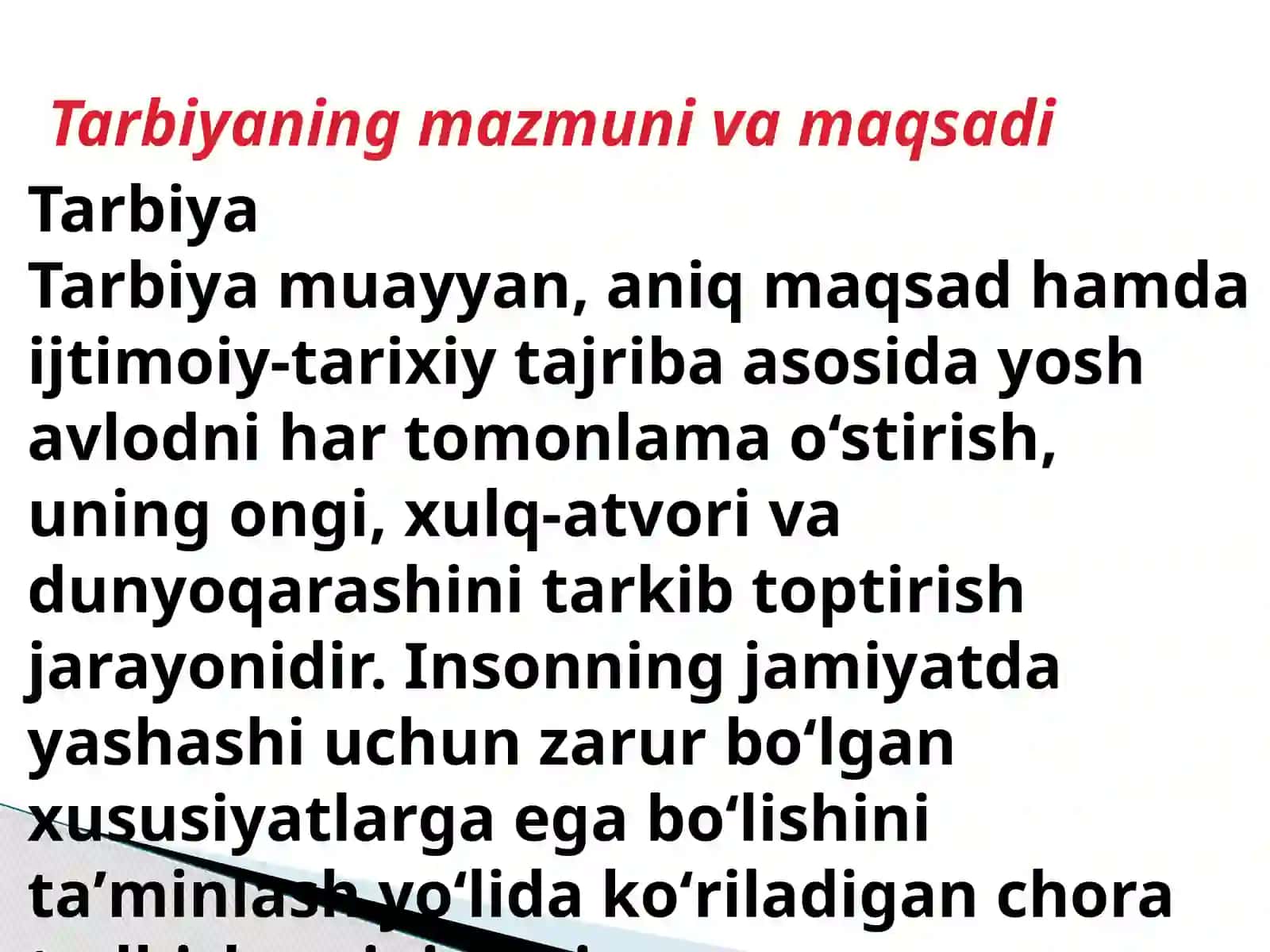 Tarbiyaning umumiy metodlari 2