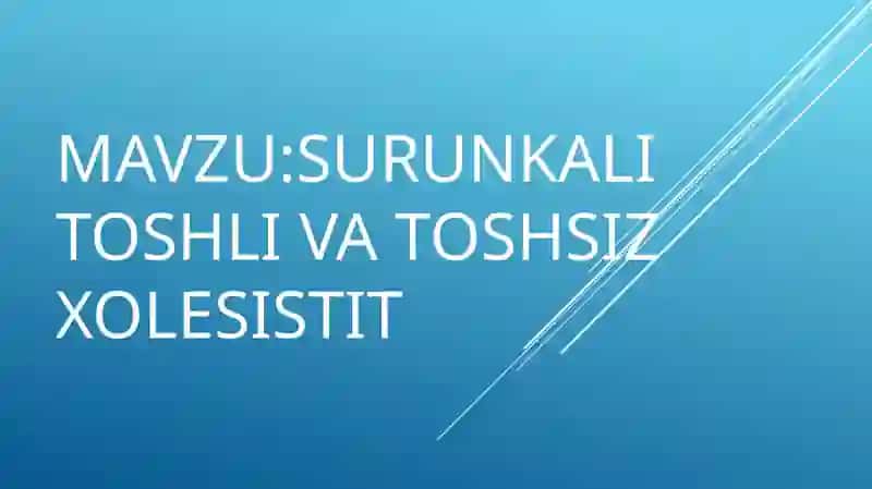 Ichki kasalliklar propedevtikasi 2