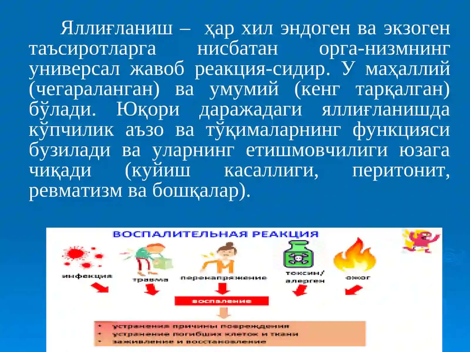 Яллиғланишга қарши воситалар 2