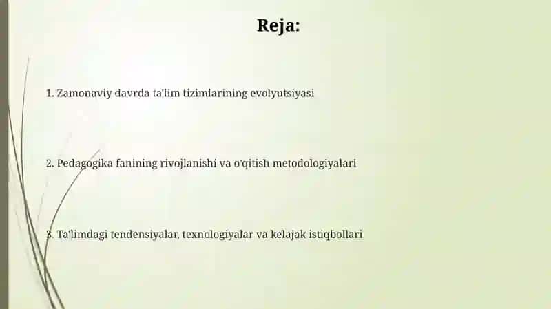 Pedagogika fanining rivojlanishi 2