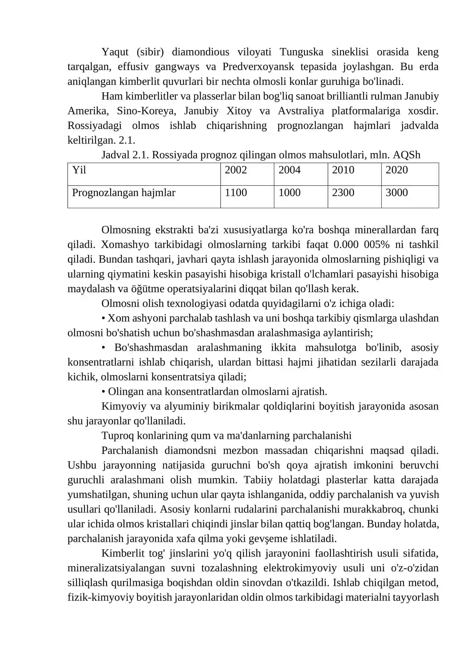 Olmosni elektrik va magnitli separatsiyasi 2