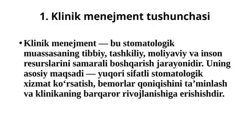 Stomatologiyada klinik menejment asoslari 2