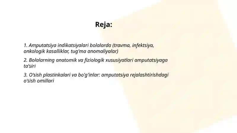 Bolalarda bajariladigan amputatsiya xususiyatlari 2