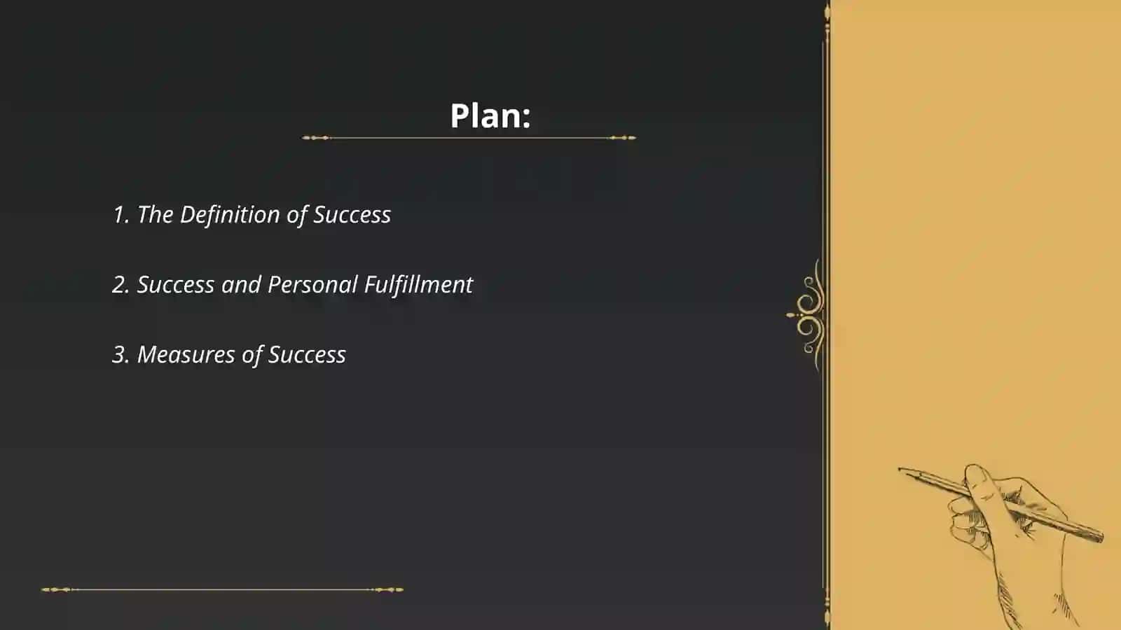 The role of success 2