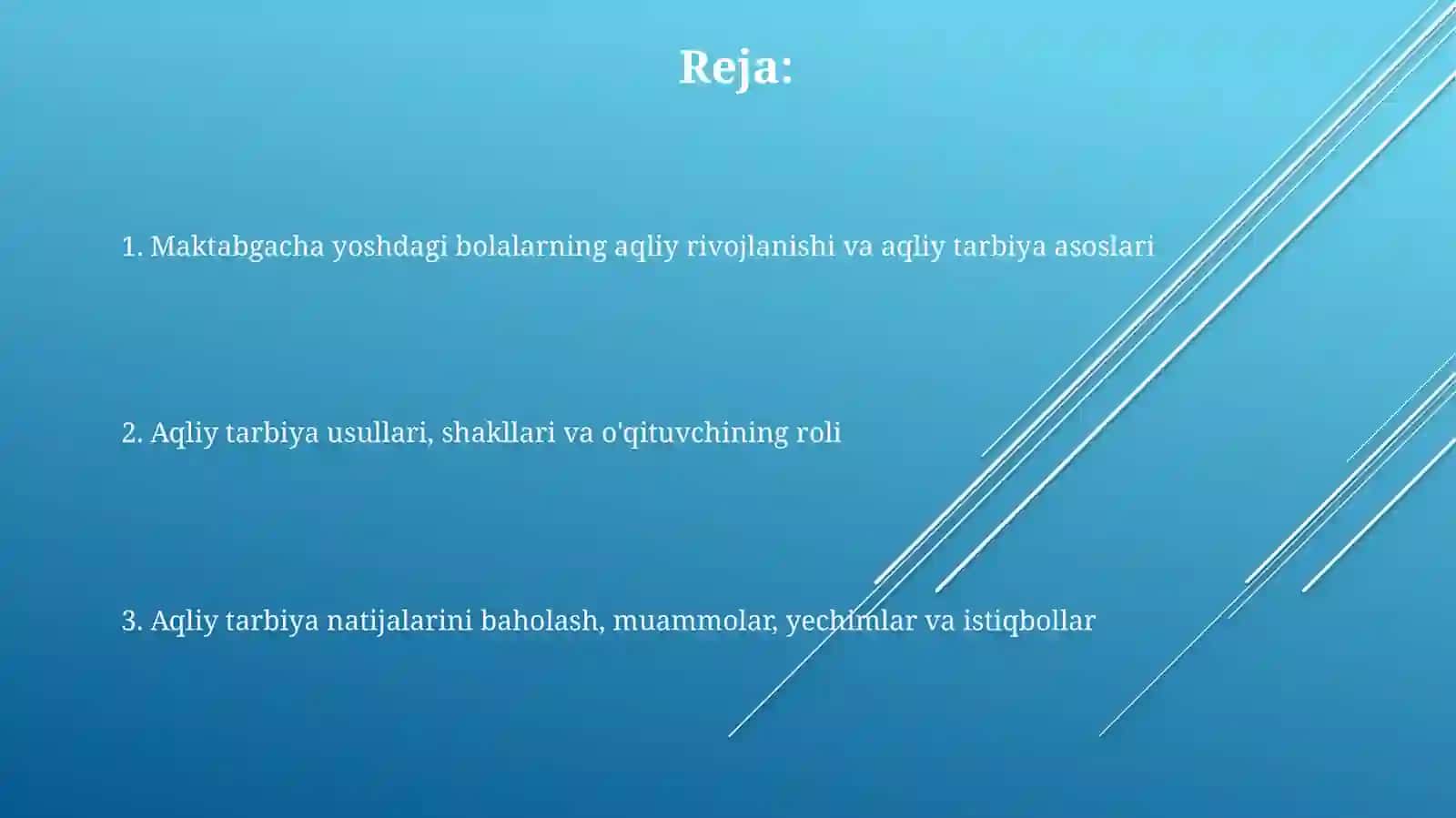 Maktabgacha talimning aqliy tarbiyasi 2