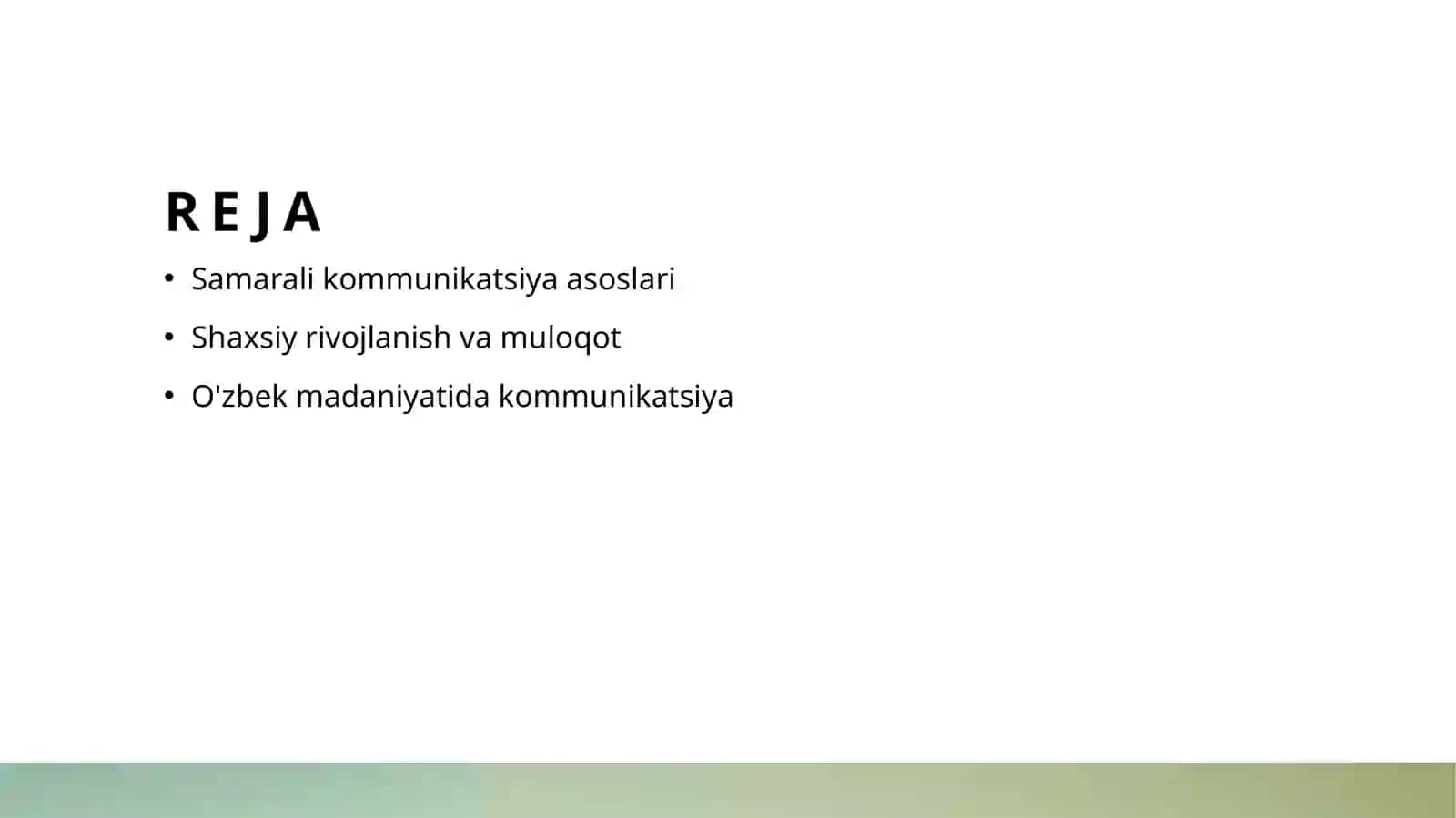 Samarali kommunikatsiya va shaxsni rivojlantirish 2