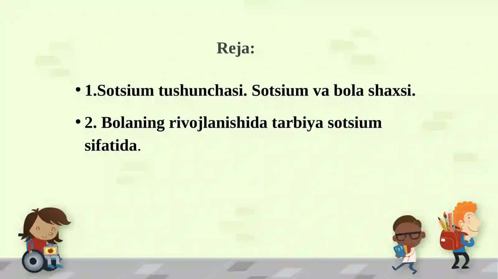 Madaniy sotsiumning bola rivojlanishiga ta’siri 2