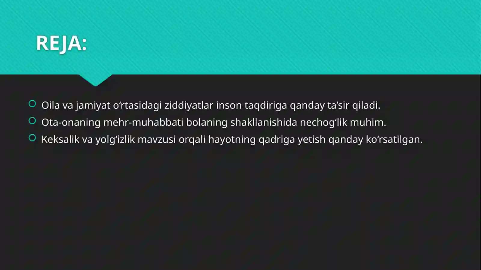 Badiiymatnning lisoniy tahlili 2