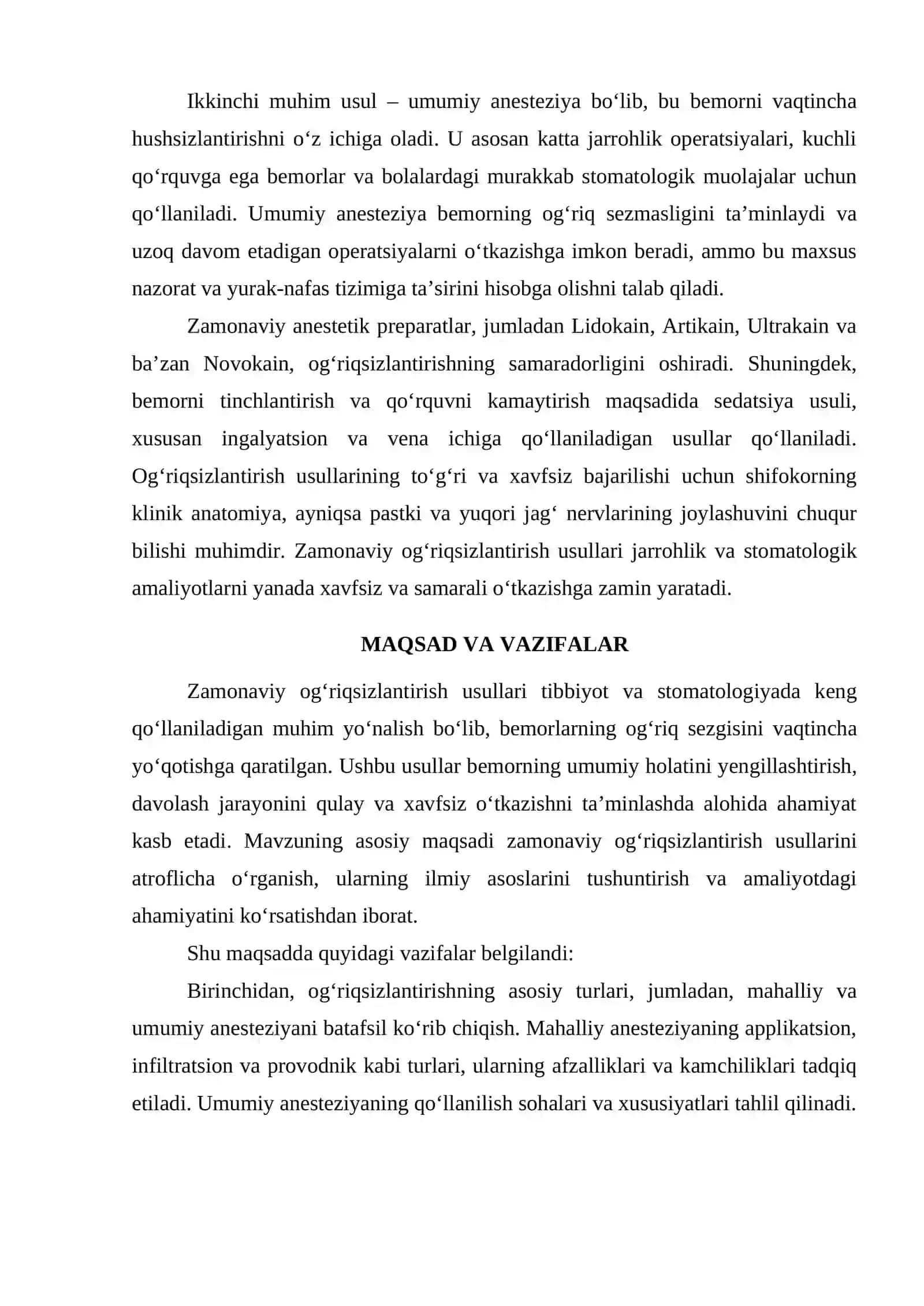 ZAMONAVIY OGRIQSIZLANTIRISH USULLARI 2