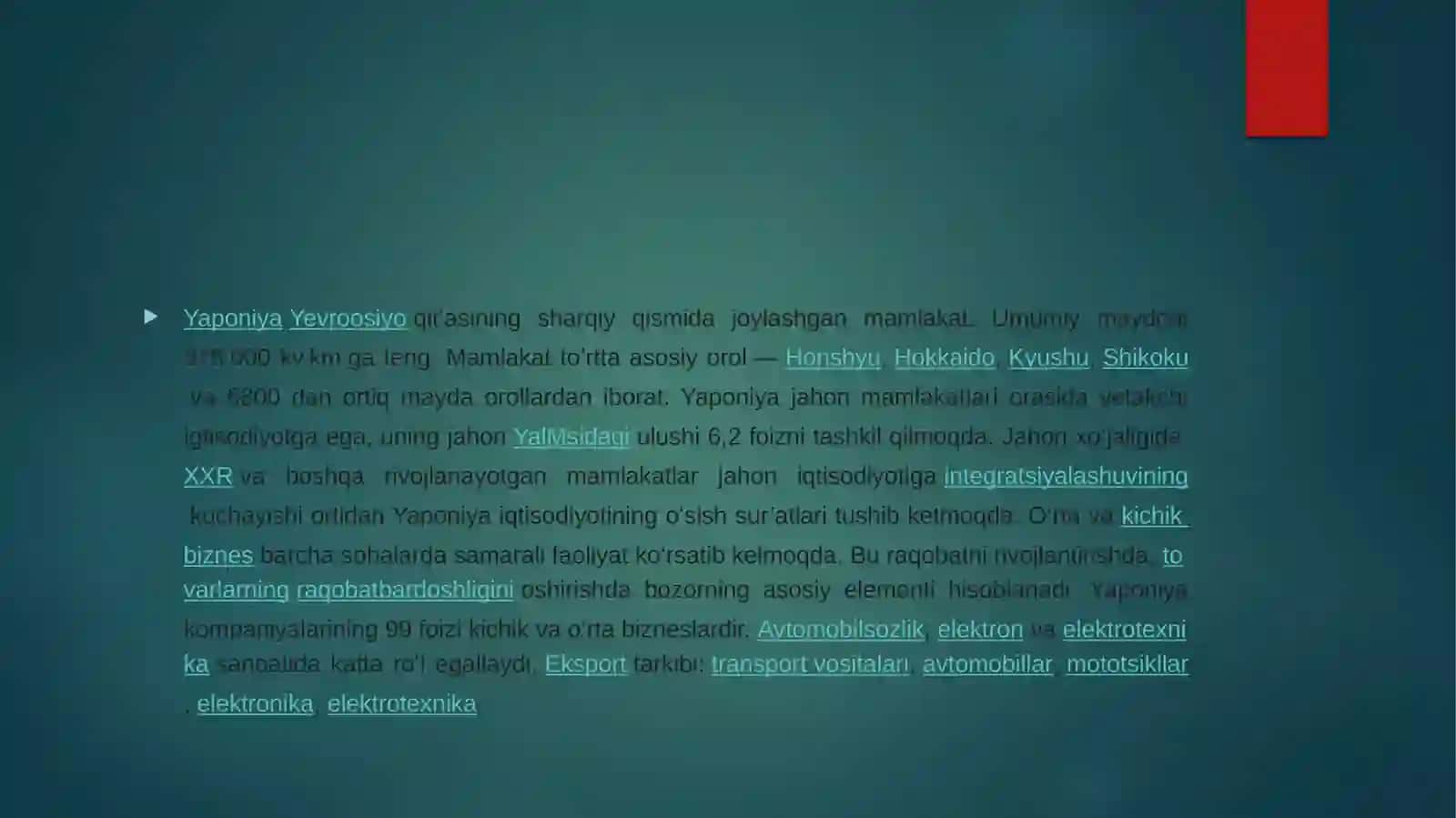 Yaponiya iqtisodiyoti 2