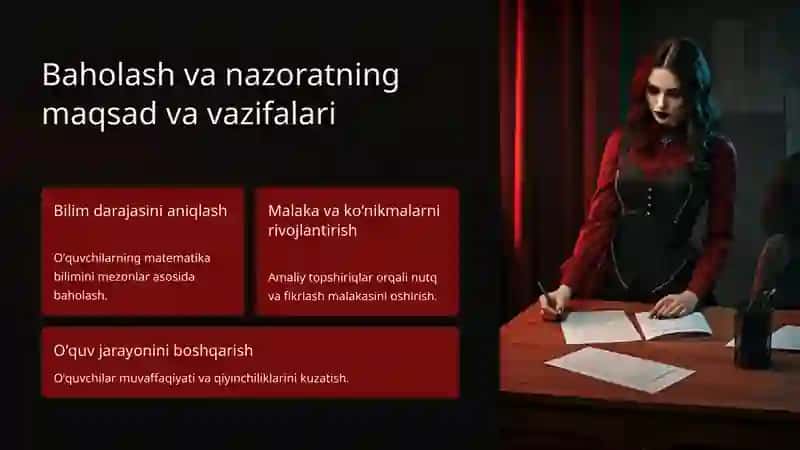 Umumtaʼlim maktablarda matematikadan baholash va nazorat 2