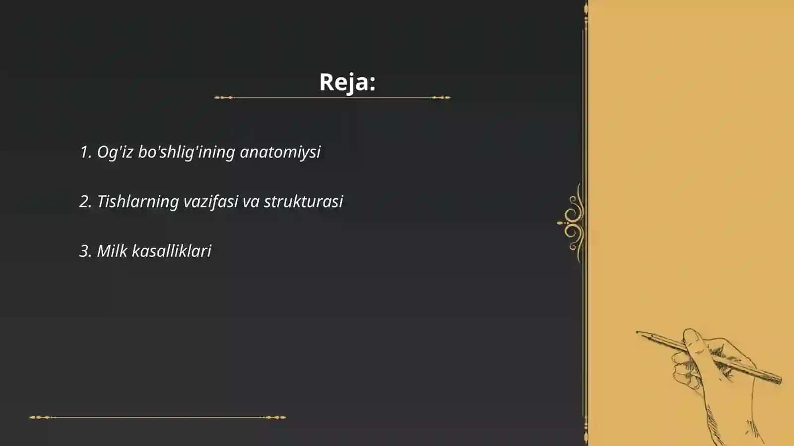 Og'iz bo'shlig'ini tekshirish 2