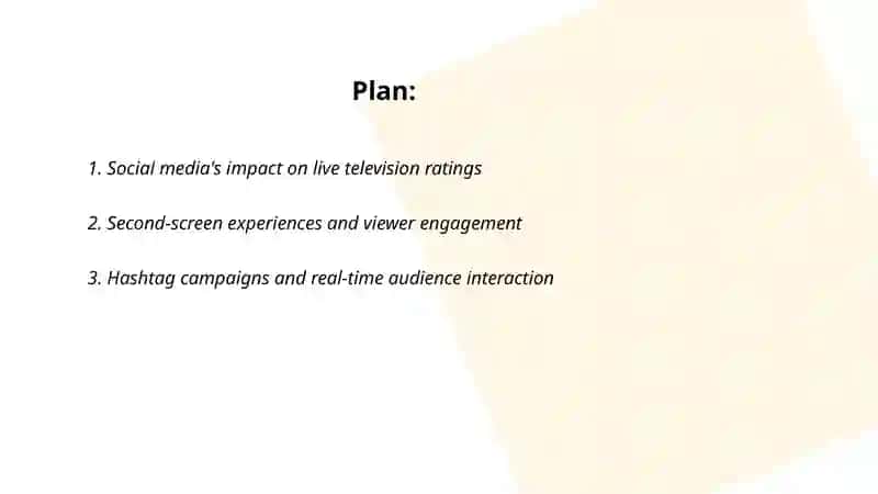 Television and social networks 2
