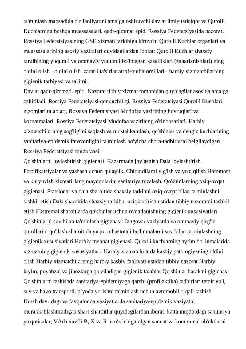 Harbiy Xizmatchilarning Mehnat Sharoitlari 2