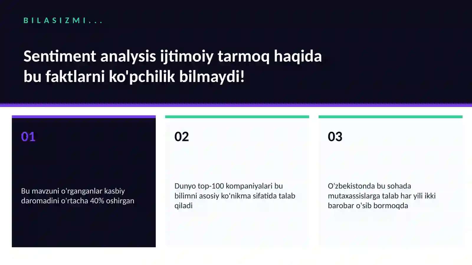 Sentiment analysis ijtimoiy tarmoq 2
