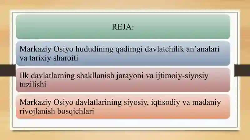 Markaziy osiyo davlatlarining tashkil topishi 2