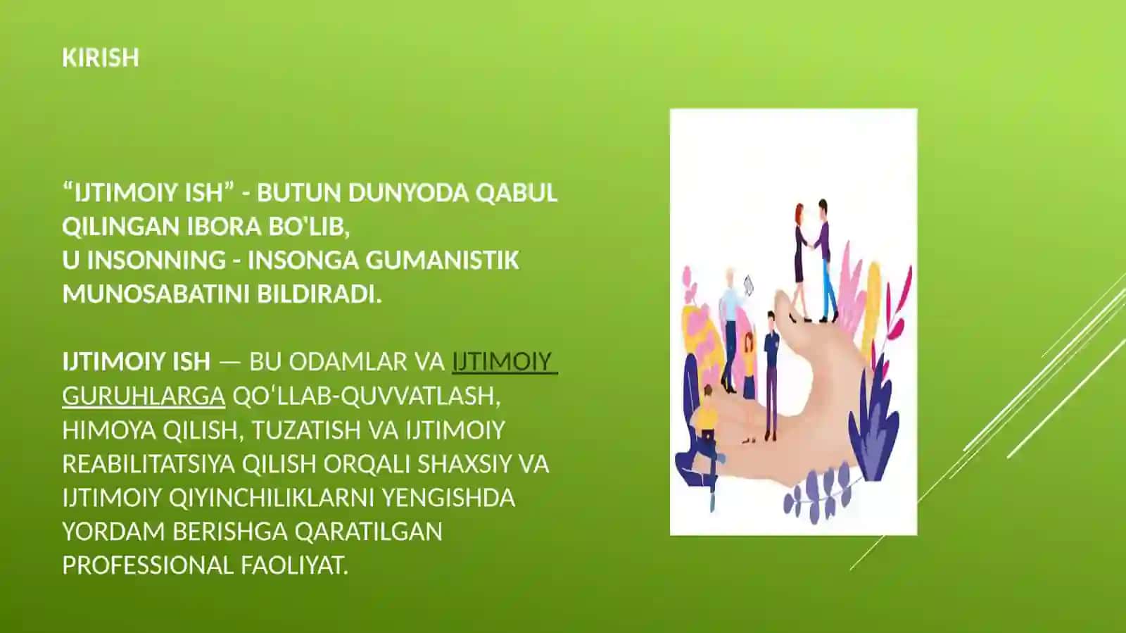 Mijozni imkoniyatlar bilan ta'minlash yondashuvi 2