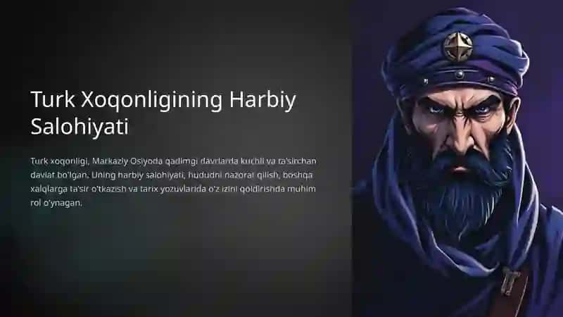 Turk Xoqonligining Harbiy Salohiyati 2
