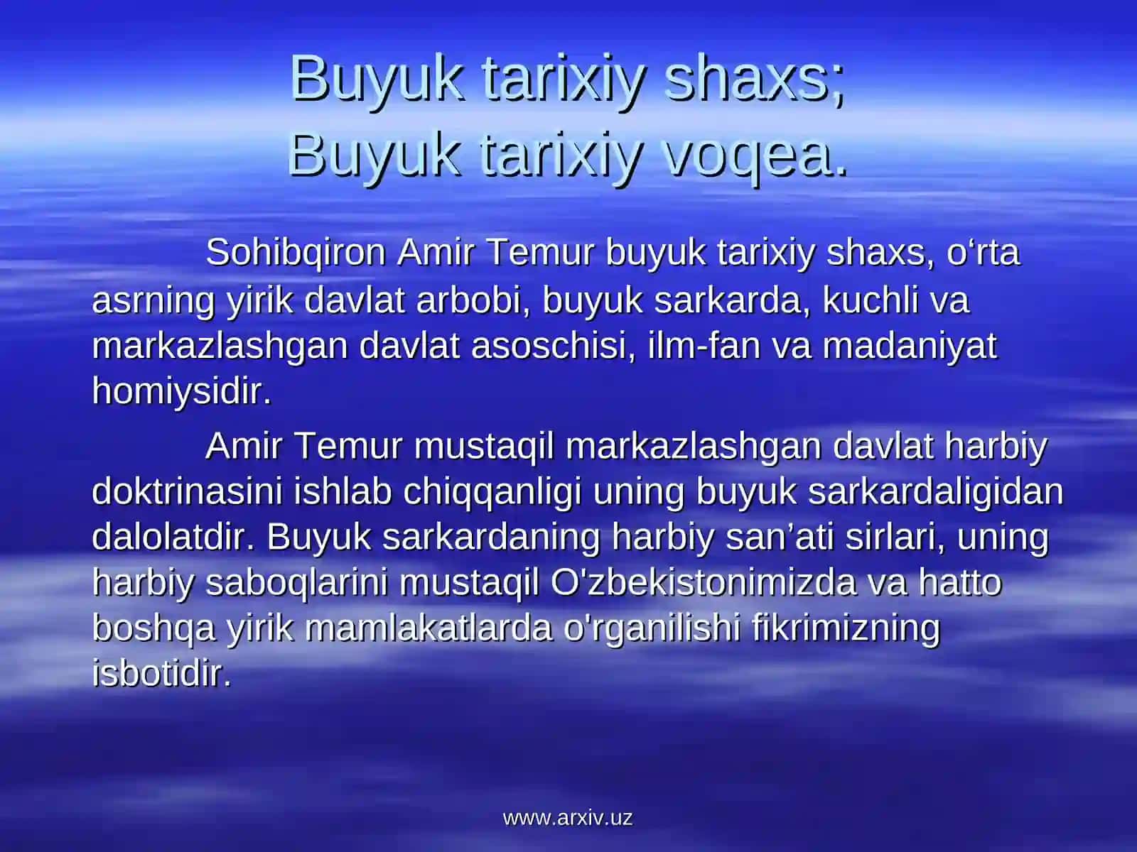 Amir Temur 2