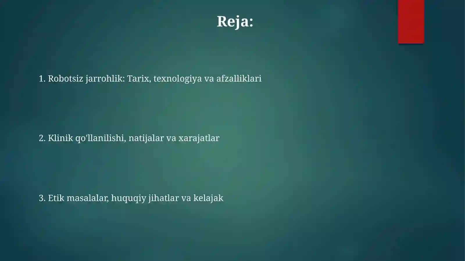 Xirurgiyada robototexnika 2