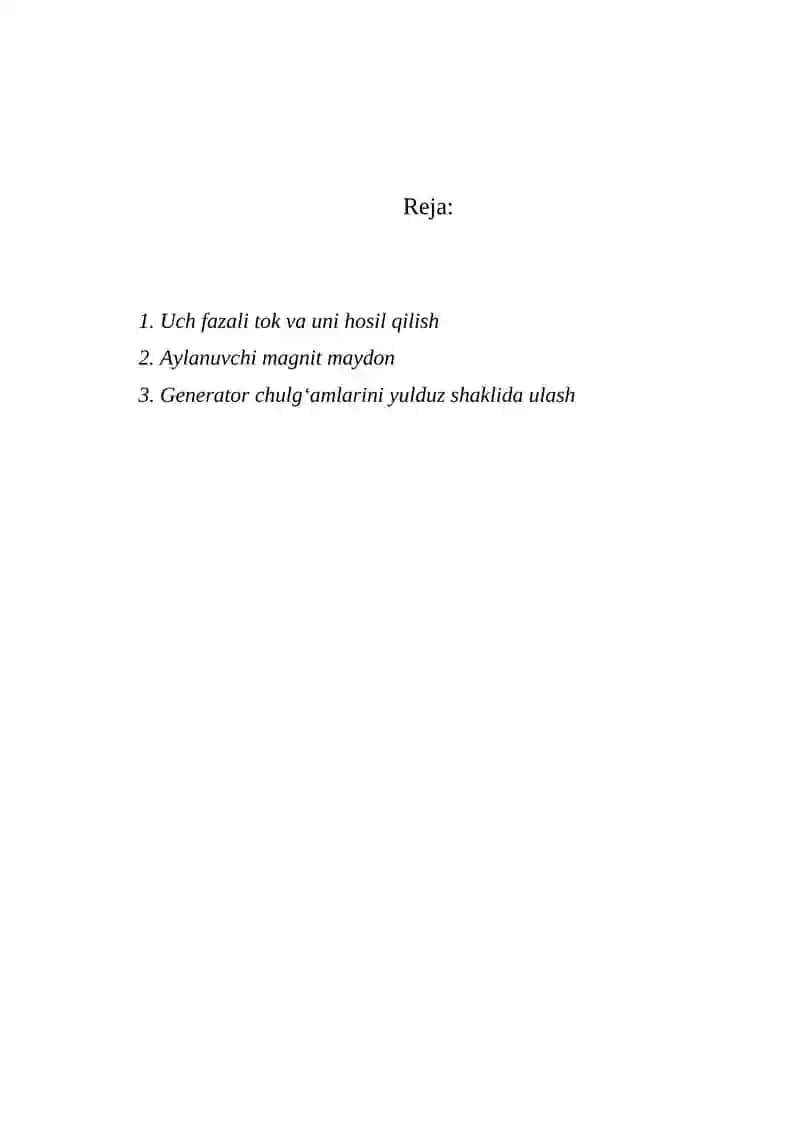 UCH FAZALI TOK SISTEMASI 2
