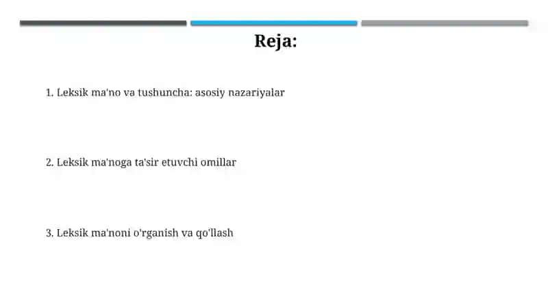 Leksik ma’no va tushuncha haqidagi qarashlar 2