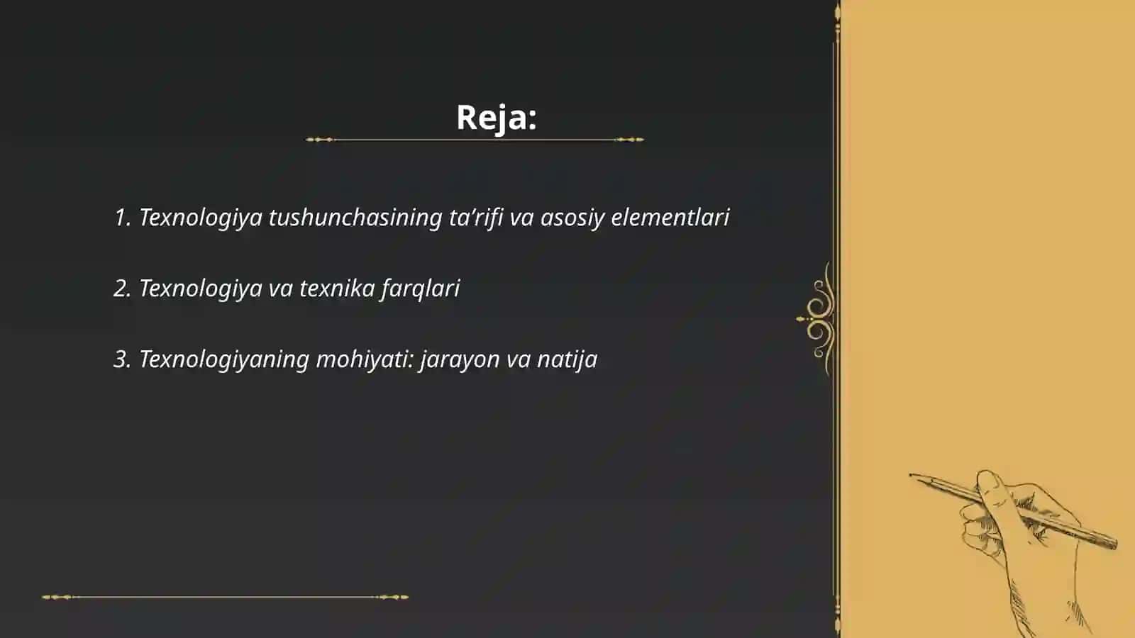 Texnologiya tushunchasining mazmuni va mohiyati 2