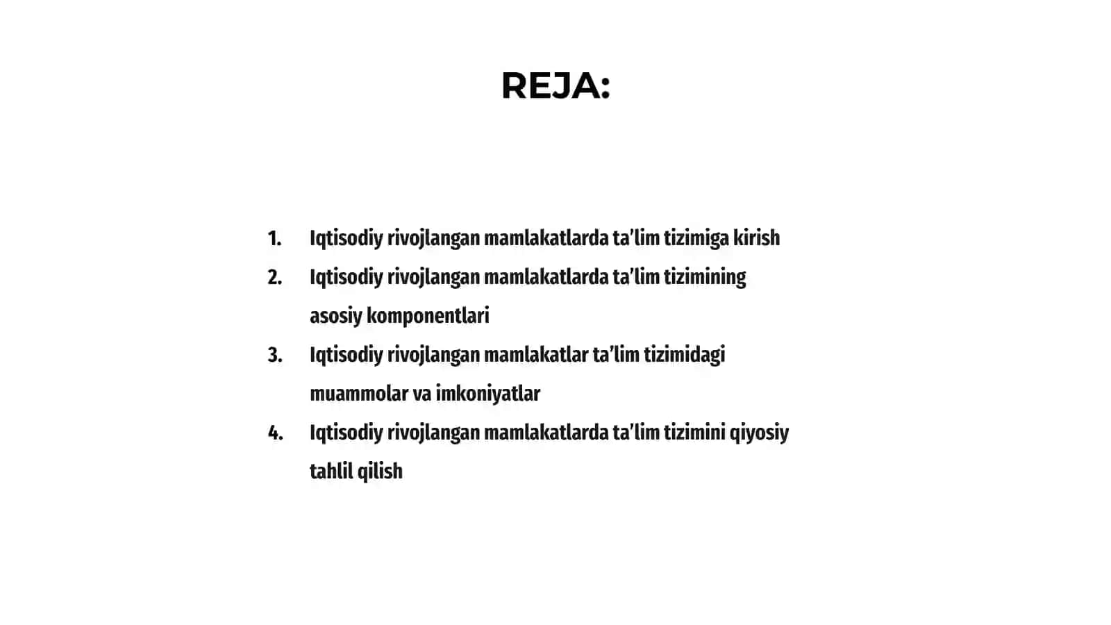 Iqtisodiy rivojlangan davlatlarda ta’lim tizimi 2