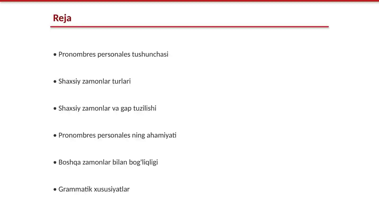 Pronombres personales 2