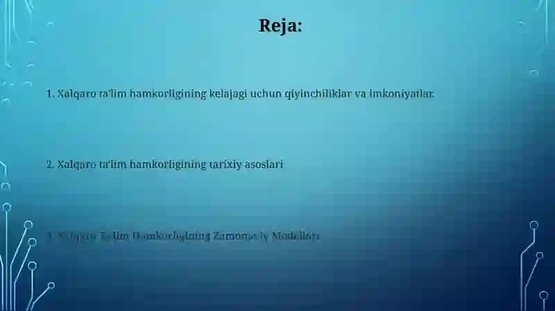 Reja: Muvaffaqiyat Hikoyalari va Eng Yaxshi Amaliyotlar 2
