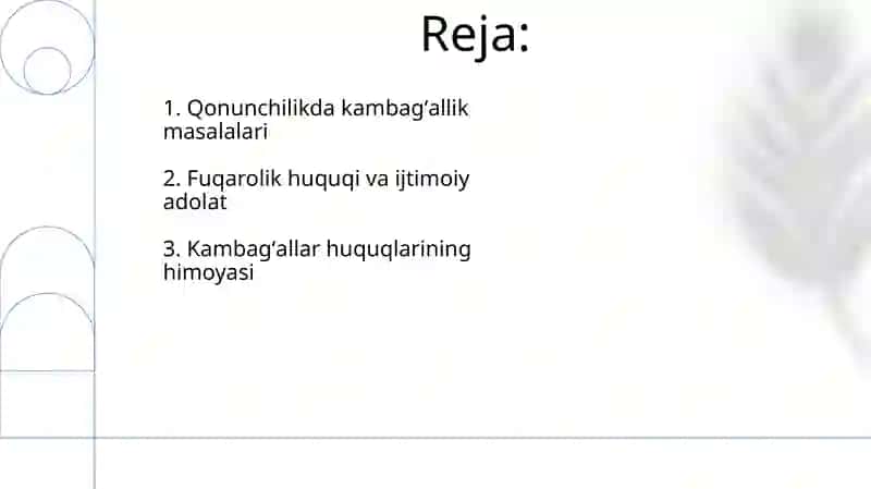 Kambagʻallikni qisqartirish dasturi 2