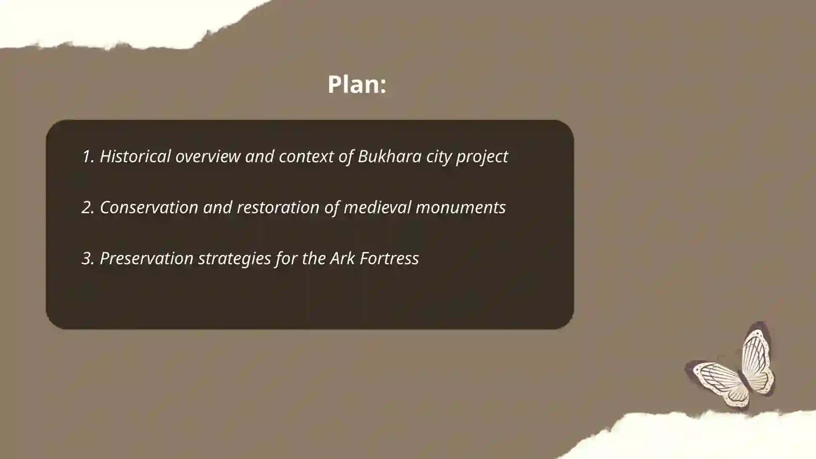 City project:Bukhara 2