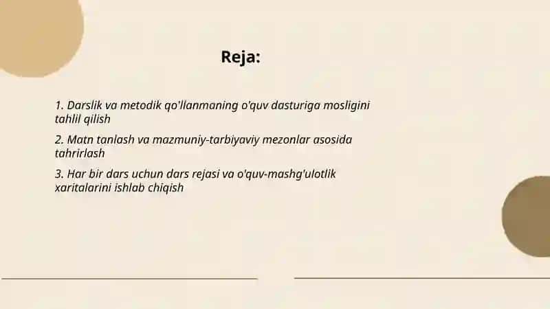 Adabiyot darsligi va metodik qo'llanma 2