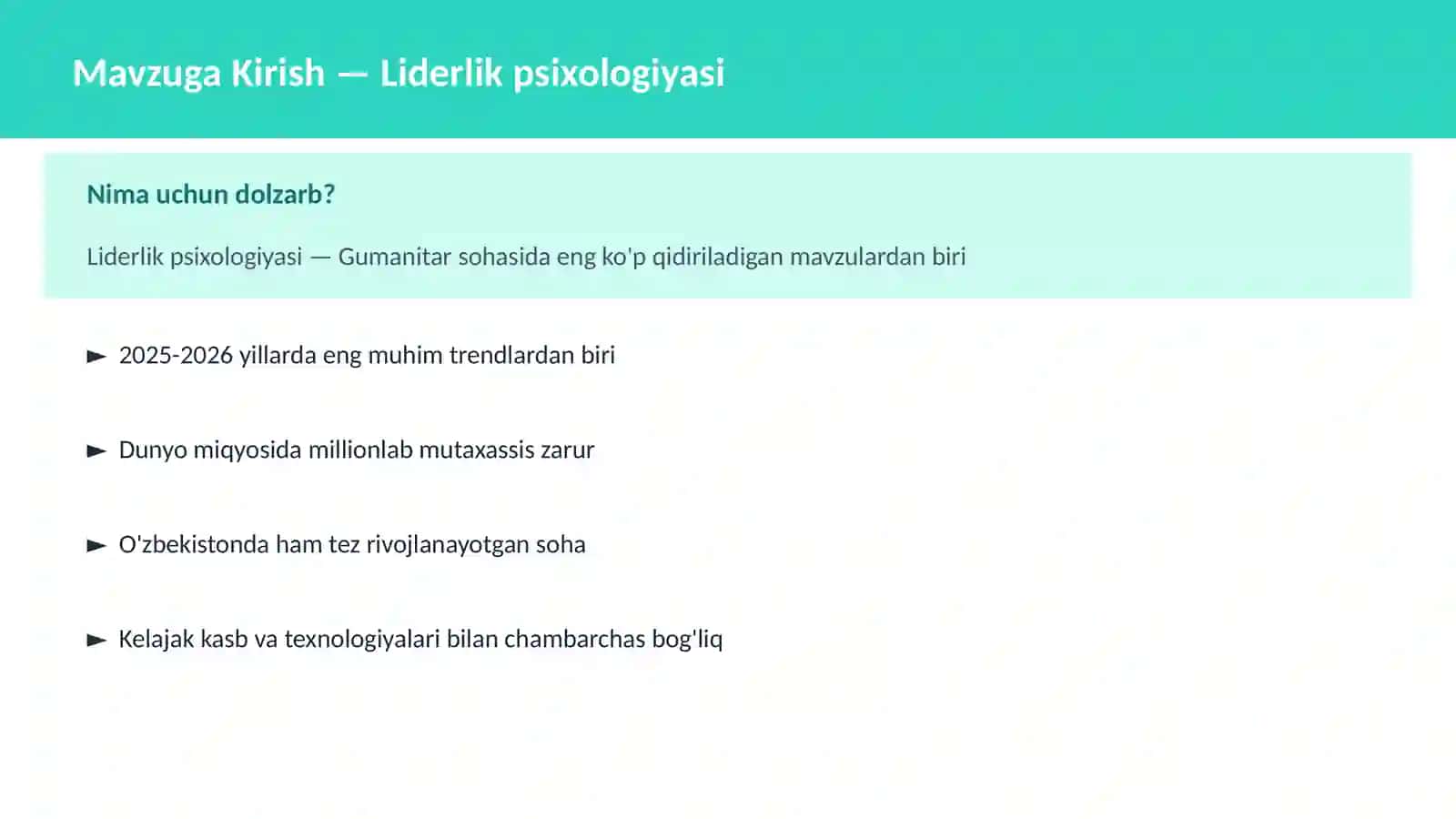 Liderlik psixologiyasi 2