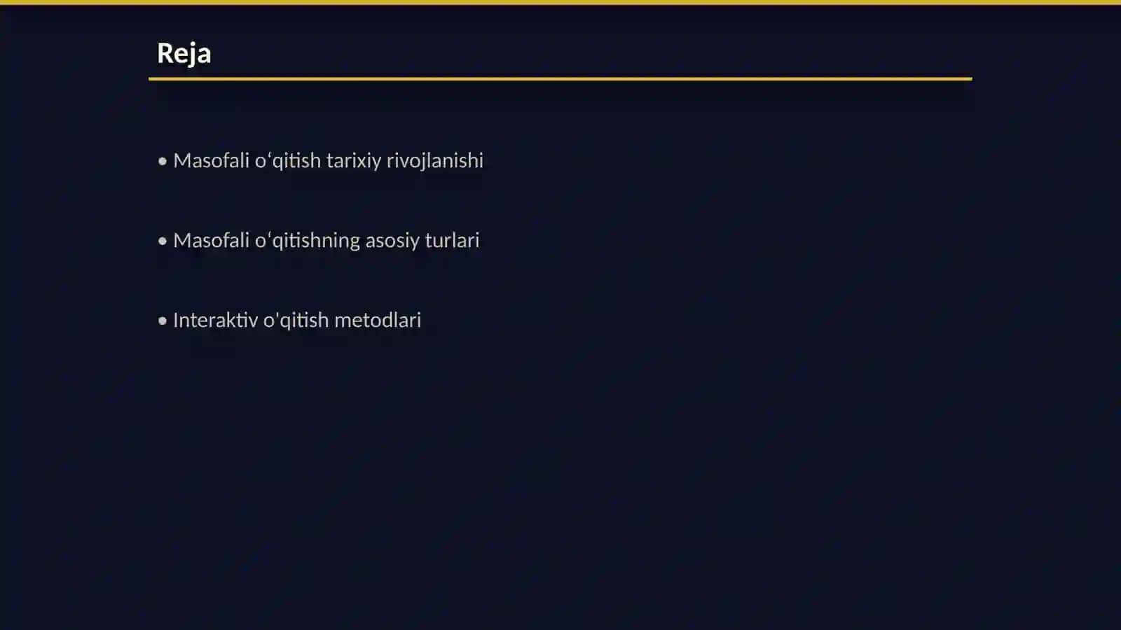 Masofali oʻqitish modellari 2